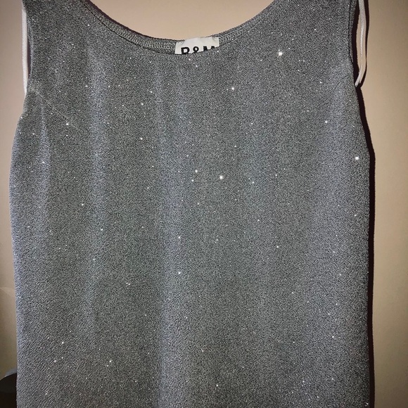 Lovely Silver Top R&M Richards M/L - Picture 2 of 8